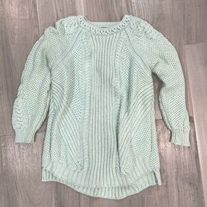 Belstaff made in Italy aqua sweater size L